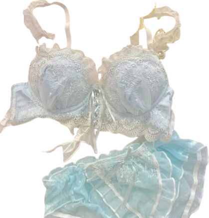Lace Bralette Set - Japanese Style Lace Bralette Set, Sexy