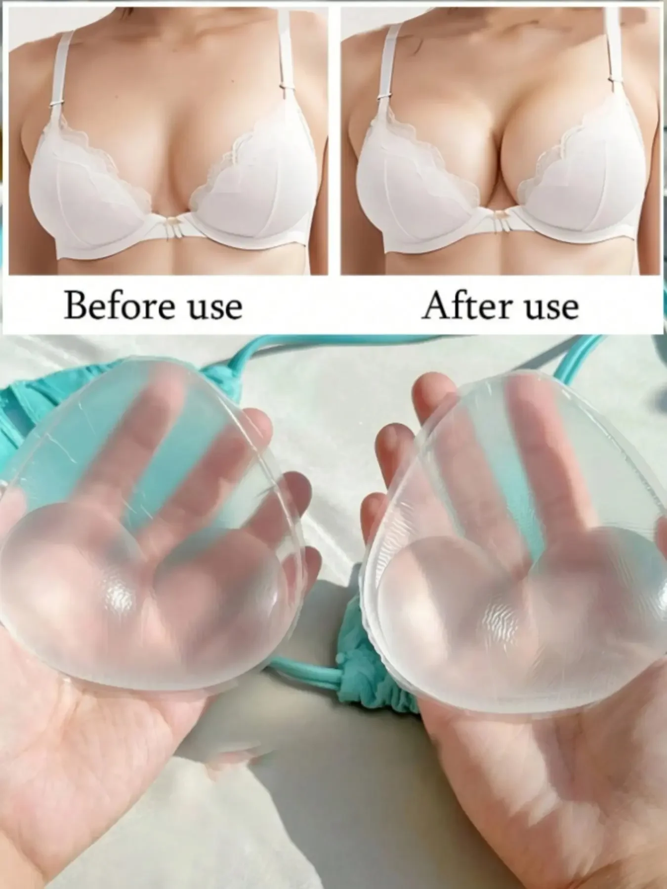 1 Pair Women's Silicone Bra In - Push Up Bra Silicone ulasan dan harga