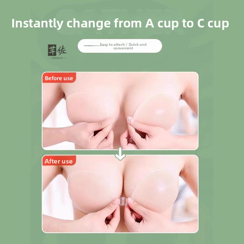 Invisible Silicone Bra Women's - Push Up Bra Silicone ulasan dan harga
