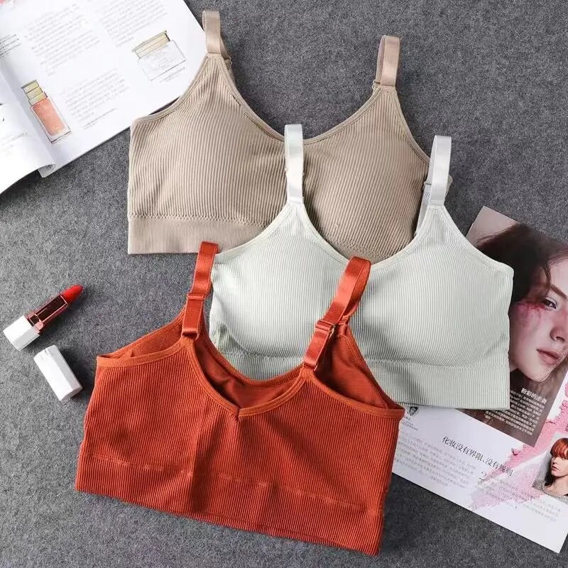 Women Seamless Brassiere Bra F - Sleep Bra Bralette ulasan dan harga