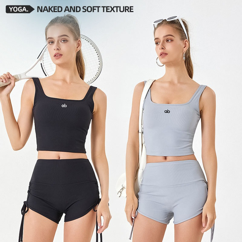 Women Summer Ribbed Yoga Tank  - Underwire Bra Padded ulasan dan harga